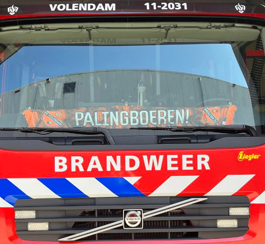 Melding brand woning Kapelaan Ruiterstraat in Volendam