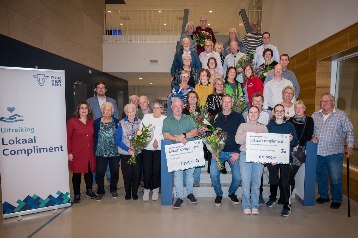 Welk vrijwilligersinitiatief verdient het Purmerends Lokaal Compliment 2026?