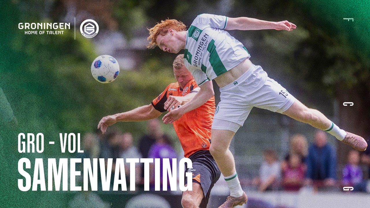 Tweede keus FC Groningen kansloos tegen FC Volendam ?? -