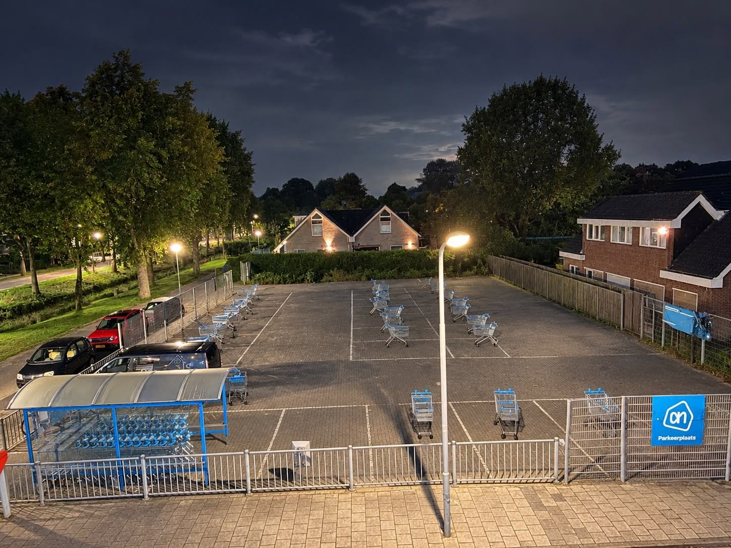 Parkeerplaats AH Beemster vol… maar geen auto te bekennen -