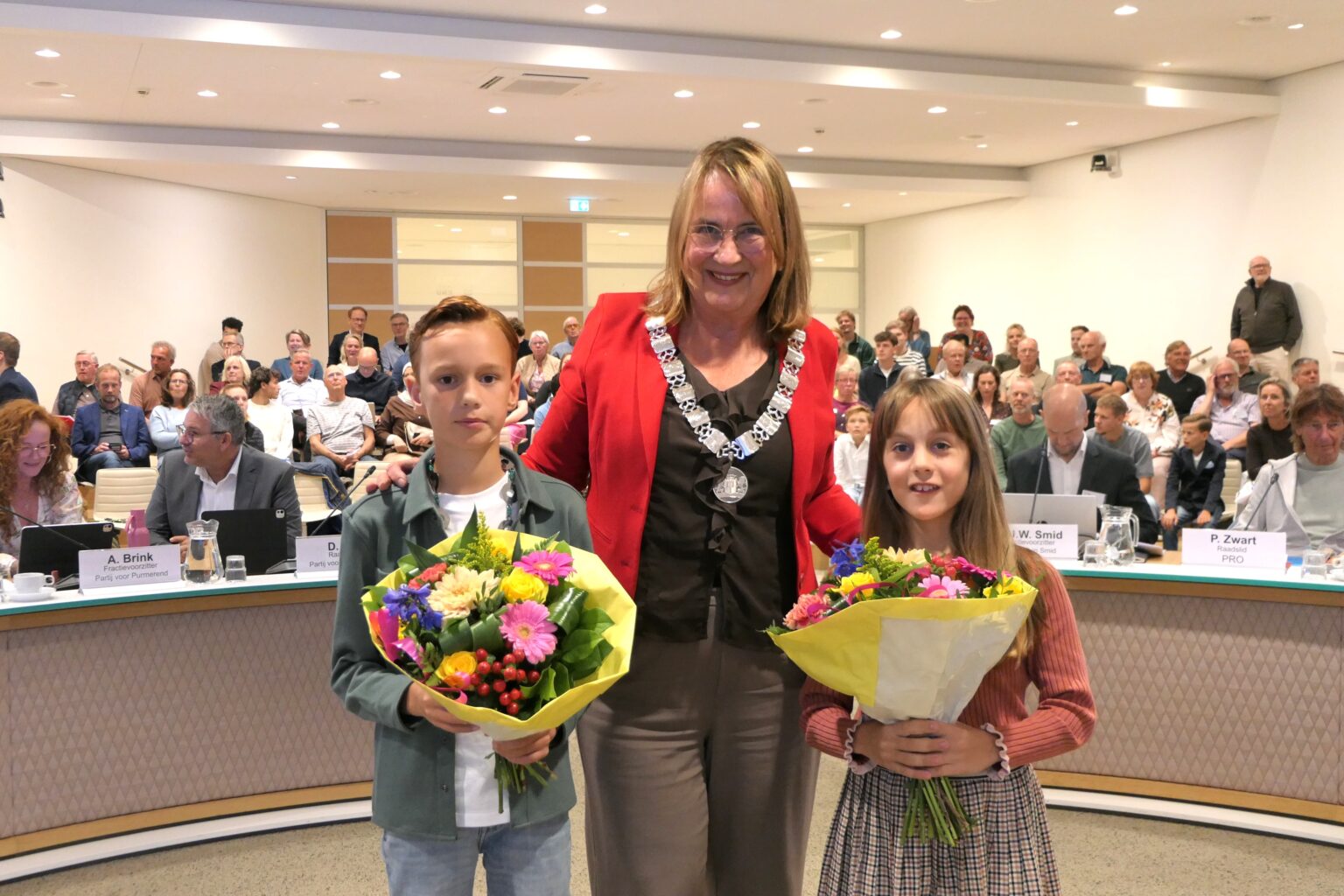 Afscheid en benoeming kinderburgemeester Purmerend -