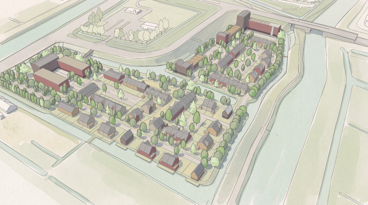 Plannen woningbouw Vurige Staart weer een stap verder -